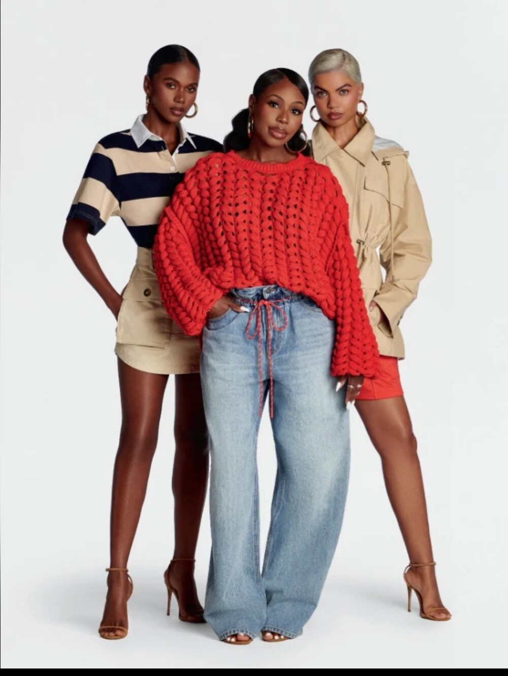 KBB by KAHLANA Pullover Chunky Open Knit Crew Sweater S-NWT Retail $60-zara-h&m